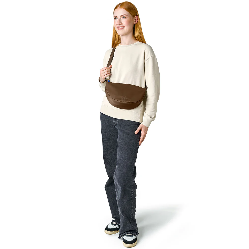 Hunter Crossbody taske Charlotte i brun